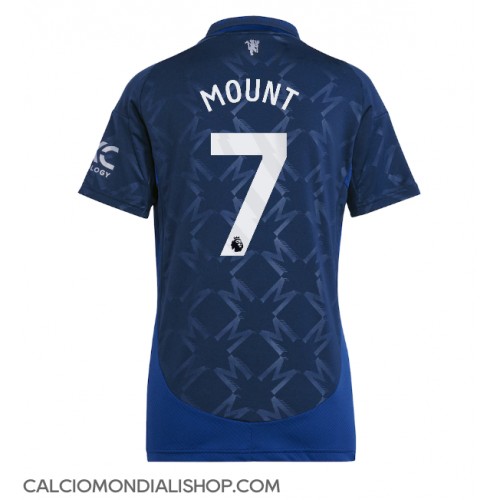 Maglie da calcio Manchester United Mason Mount #7 Seconda Maglia Femminile 2024-25 Manica Corta